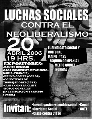Lucha Social contra el Neoliberalismo